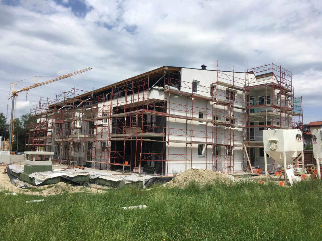 Neubau Wohnanlage 19 Einheiten mit Tiefgarage in Oberndorf